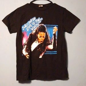 Janet Jackson state of the world tour 2017 Medium t shirt!